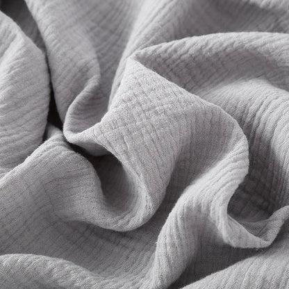 Men's Sleepwear Clothes for Spring and Autumn Cotton Double-layer Cardigan Loose Oversized Long Sleeved Pants Home Clothes